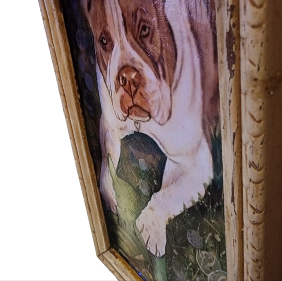 Mini art in antique frame apex 4 by 6 inches - Picture 3 of 5